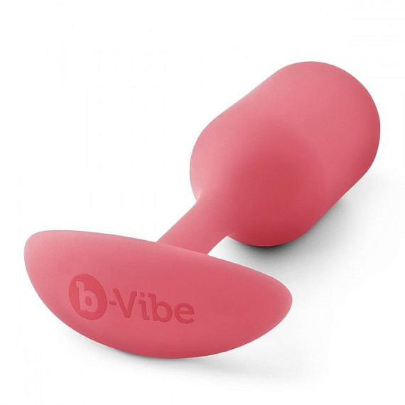 Розовая пробка для ношения B-vibe Snug Plug 2 - 11,4 см. от Intimcat