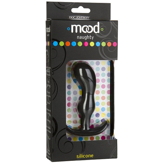 Анальная пробка для ношения Mood Naughty 2 3.5  Silicone - 8,9 см. - силикон