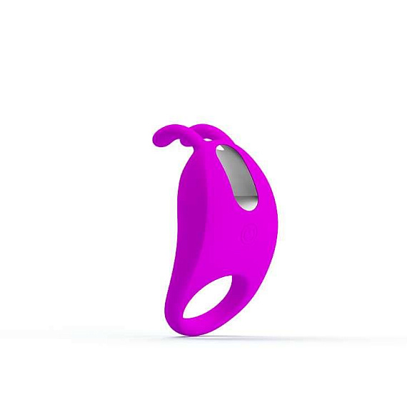 Лиловое эрекционное кольцо с вибрацией Rabbit Vibrator от Intimcat