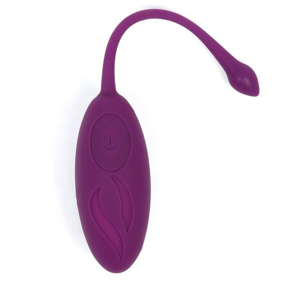 Фиолетовое виброяйцо «Оки-Чпоки» с пультом ДУ - силикон
