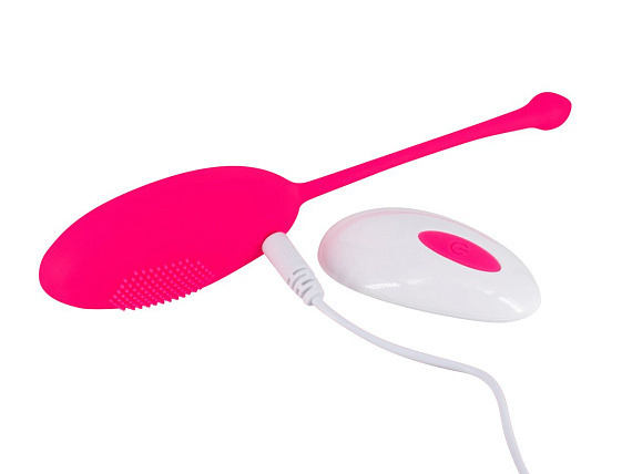 Ярко-розовое вагинальное виброяйцо с пультом ДУ от Intimcat