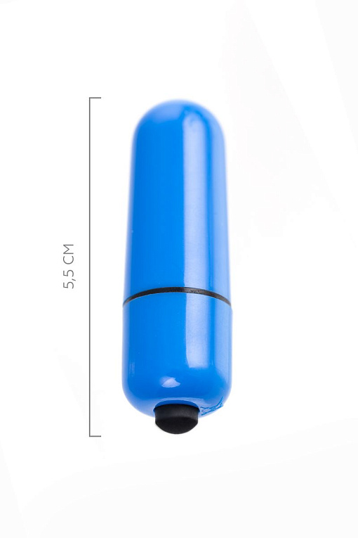 Синяя вибропуля A-Toys Braz - 5,5 см. - фото 6