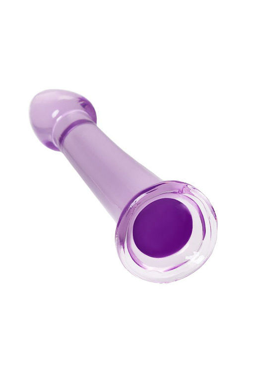 Фиолетовый фаллоимитатор Jelly Dildo M - 18 см. от Intimcat