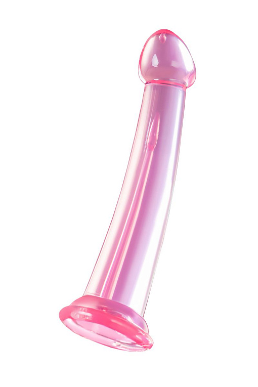 Розовый нереалистичный фаллоимитатор Jelly Dildo XL - 22 см. Toyfa Basic