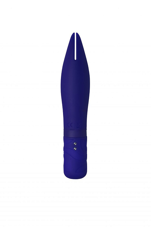 Синий мини-вибратор BonBon’s Powerful Spear - 15,2 см. от Intimcat
