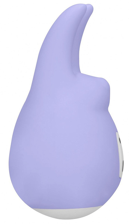 Фиолетовый клиторальный стимулятор Love Bunny - 9,4 см. - силикон