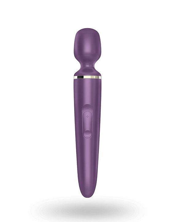 Фиолетовый вибратор Satisfyer Wand-er Woman - анодированный пластик, силикон