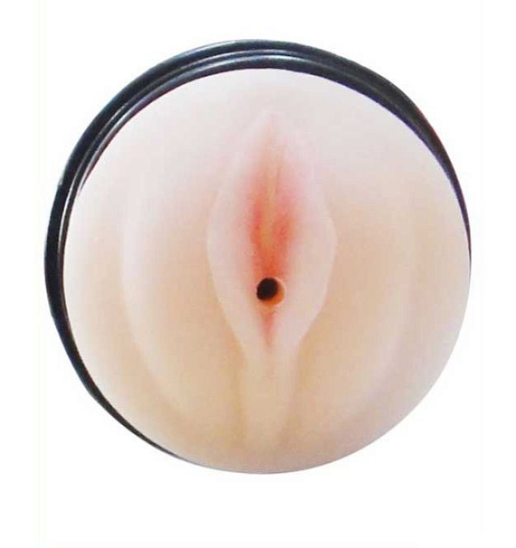 Телесный мастурбатор-вагина в футляре с вибрацией от Intimcat