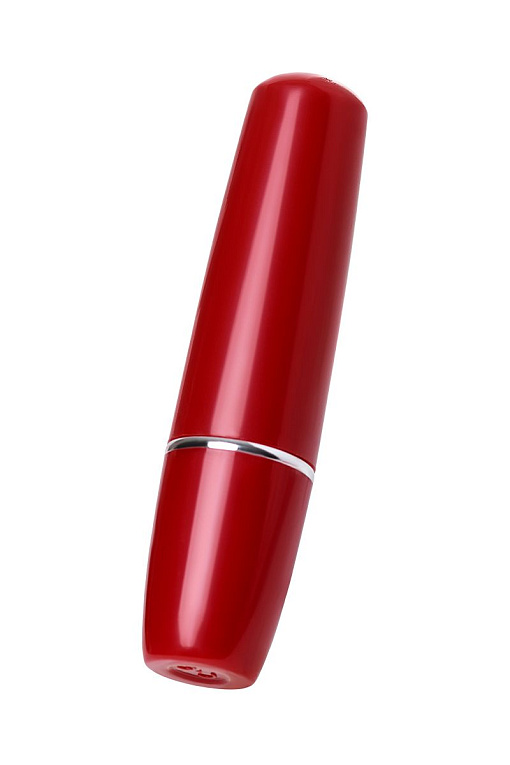 Красный мини-вибратор в форме губной помады Lipstick Vibe - анодированный пластик (ABS)