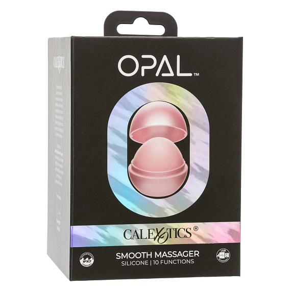 Розовый вибромассажер Opal Smooth Massager от Intimcat