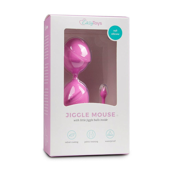 Розовые вагинальные шарики Jiggle Mouse EDC Wholesale