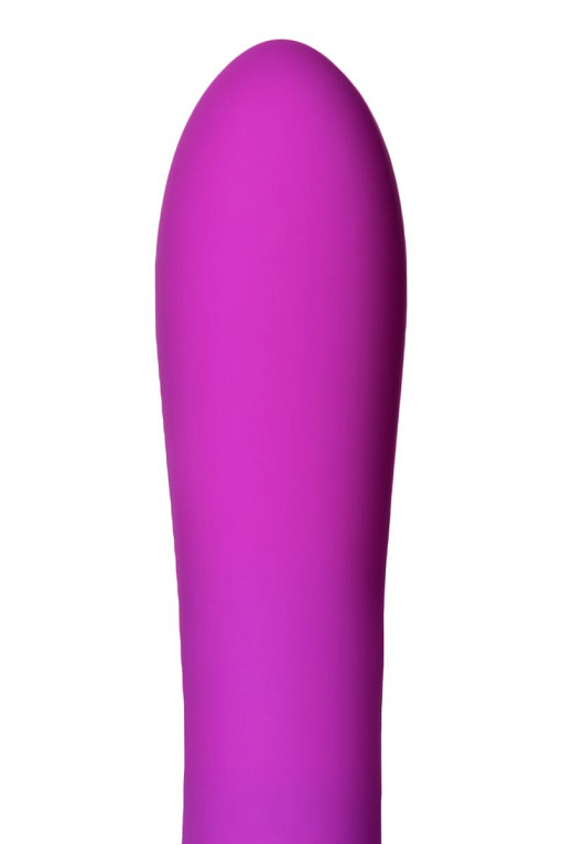 Фиолетовый вибратор-ротатор Lova-lova - 17,5 см. - фото 5