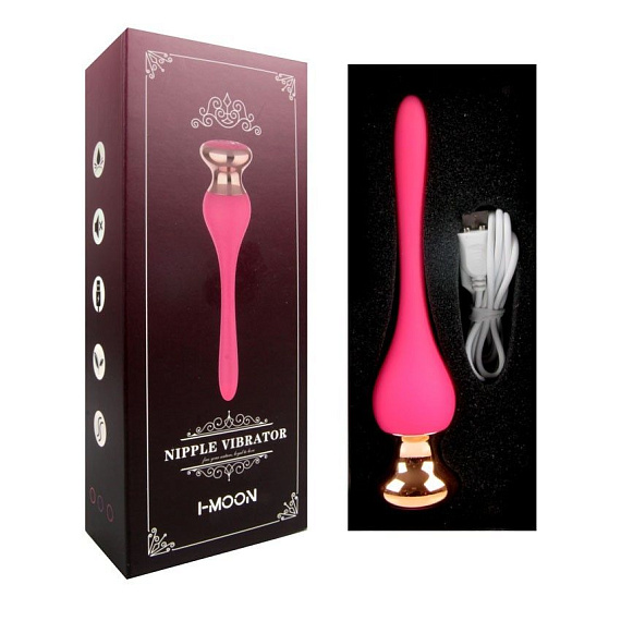 Розовый вибромассажер Nipple Vibrator - 14,5 см. от Intimcat