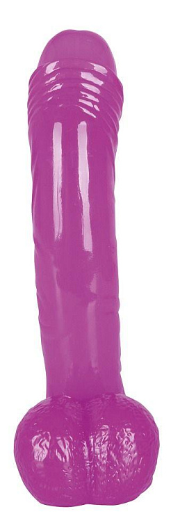 Фиолетовый фаллоимитатор Ready Mate - 19 см. - поливинилхлорид (ПВХ, PVC)