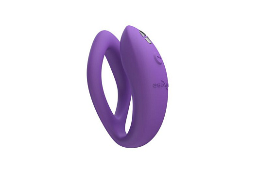 Фиолетовый вибратор для пар We-Vibe Sync O - фото 5