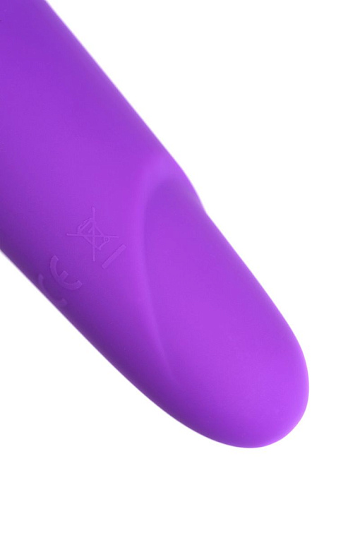 Фиолетовый мини-вибратор с вытянутым кончиком - 12,5 см. - фото 10