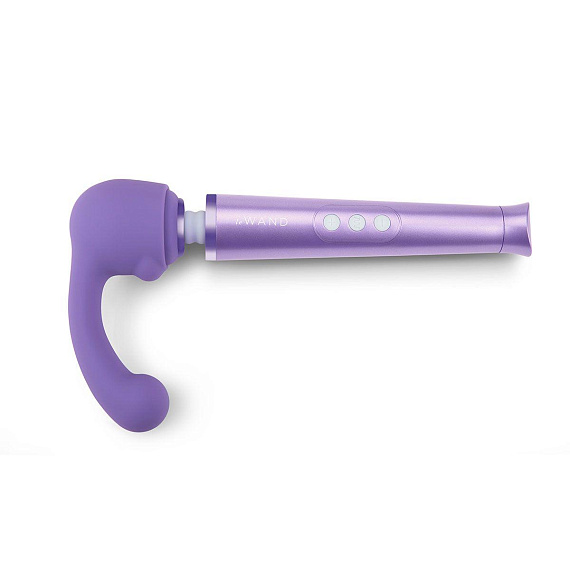 Фиолетовая утяжеленная насадка CURVE для массажера Le Wand - силикон