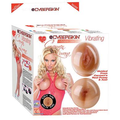 Надувная секс-кукла с вибрацией TLC Carmen Luvana CyberSkin Inflatable Sex Doll Vibrating