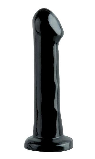 Черная насадка для трусиков с кольцом - 16,5 см.