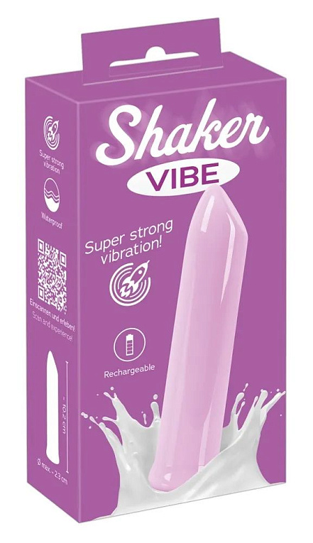 Сиреневая вибропуля Shaker Vibe - 10,2 см. - фото 8