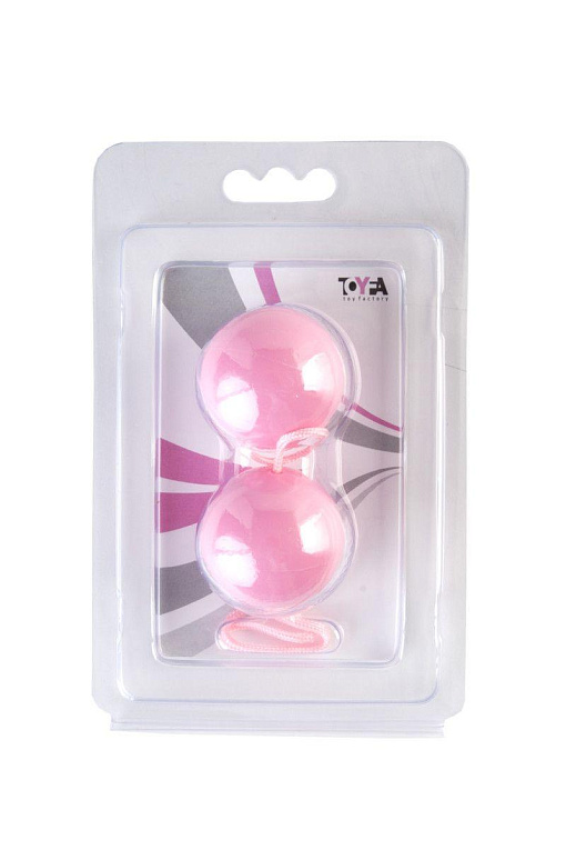 Розовые вагинальные шарики BI-BALLS - анодированный пластик (ABS)