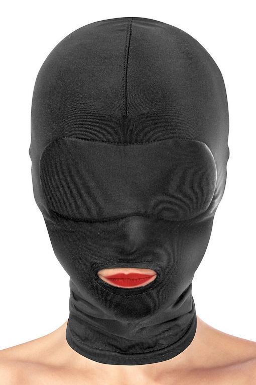 Сплошная маска на голову с прорезью для рта от Intimcat