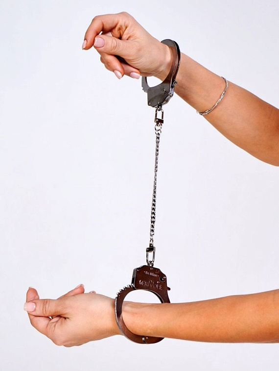 Эксклюзивные наручники со сменными цепями - металл