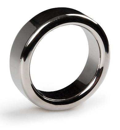 Серебристое эрекционное кольцо Sinner Metal Cockring Size L