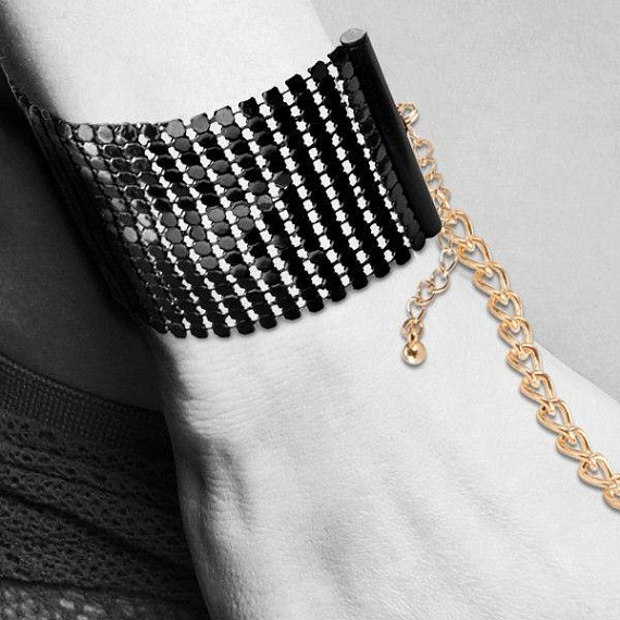 Чёрные дизайнерские наручники Desir Metallique Handcuffs Bijoux Bijoux Indiscrets