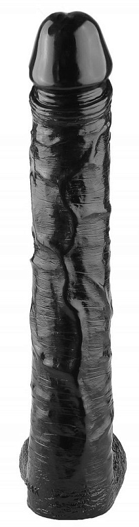 Черный фаллоимитатор-гигант - 44,5 см. Сумерки богов