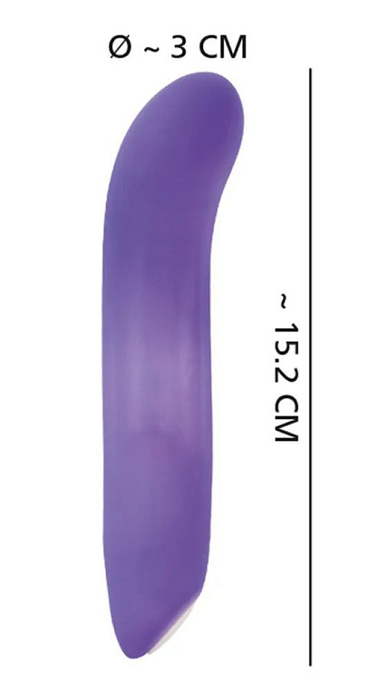 Фиолетовый мини-вибратор Flashing Mini Vibe - 15,2 см. - фото 7