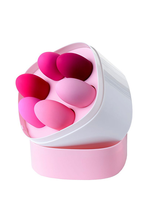 Набор из 6 розовых вагинальных шариков Eromantica K-ROSE Eromantica