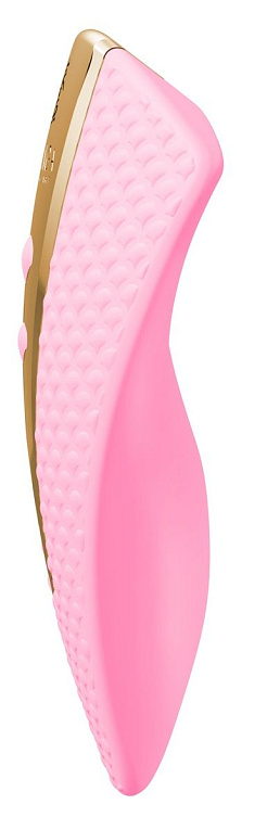 Розовый клиторальный вибростимулятор OBI Shunga