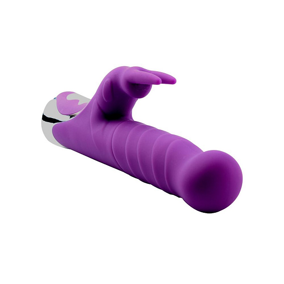 Фиолетовый вибратор-кролик Ripple Rabbit - 23,5 см. от Intimcat