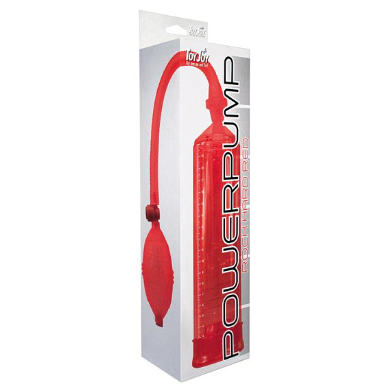 Красная вакуумная помпа Power Pump Red - анодированный пластик (ABS)