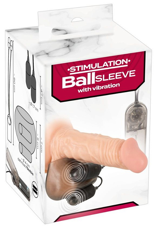 Вибратор для яичек Ball Sleeve with Vibration - фото 5