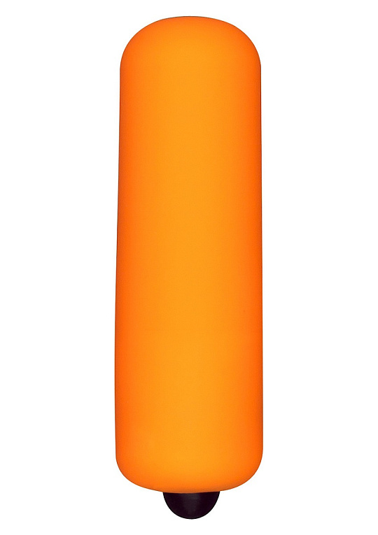 Оранжевая вибропуля Funky Bullet - 5,5 см. - анодированный пластик (ABS)