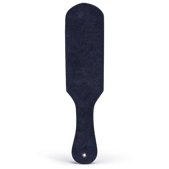 Тёмно-синий пэддл No Bounds Collection Spanking Paddle - 35 см. - натуральная кожа