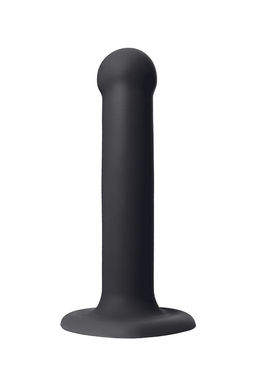 Черный фаллос на присоске Silicone Bendable Dildo S - 17 см. - фото 5
