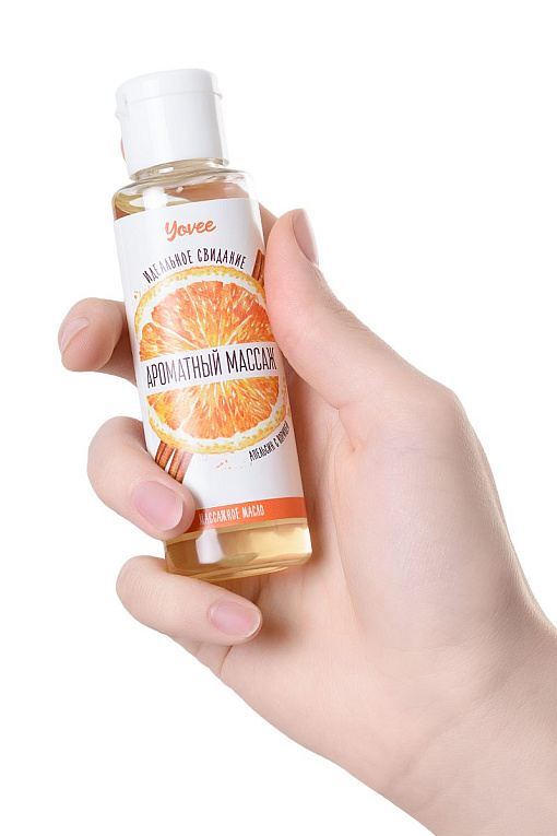 Масло для массажа «Ароматный массаж» с ароматом апельсина и корицы - 50 мл. - фото 5