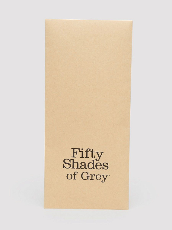 Черная шлепалка Bound to You Faux Leather Spanking Paddle - 38,1 см. Fifty Shades of Grey