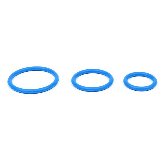 Набор из 3 синих эрекционных колец «Оки-Чпоки» Сима-Ленд