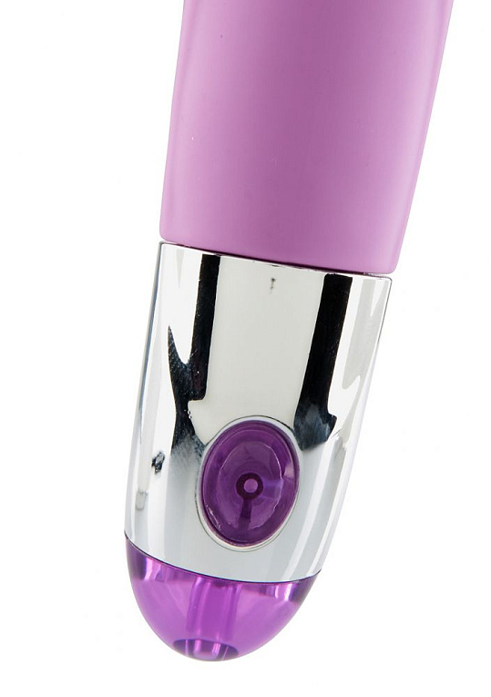 Фиолетовый вибратор Lovely Vibes Rabbit - 18,5 см. - силикон