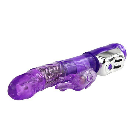 Фиолетовый вибратор Super Sex Rabbit - 21,5 см. от Intimcat
