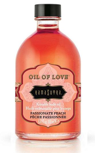 Масло для тела Oil Of Love Passionate Peach с ароматом персика - 100 мл.