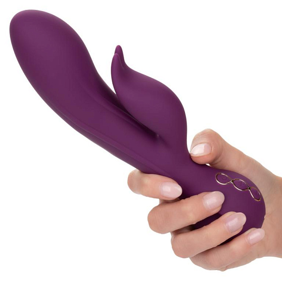 Фиолетовый вибратор-кролик Desire - 22,25 см. - фото 7
