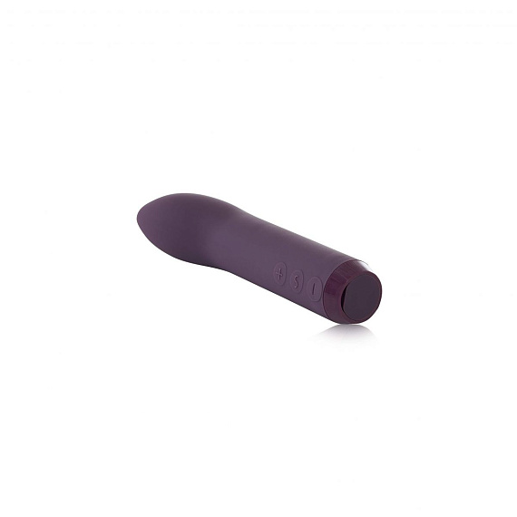 Фиолетовый мини-вибратор G-Spot Bullet - 11,4 см. - силикон