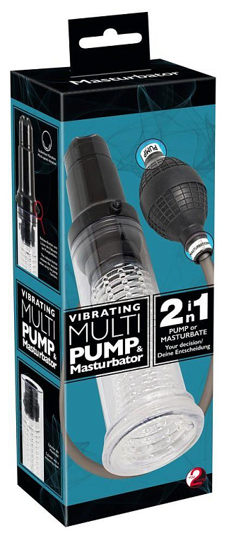 Вакуумная помпа-мастурбатор Vibrating Multi Pump   Masturbator - фото 8