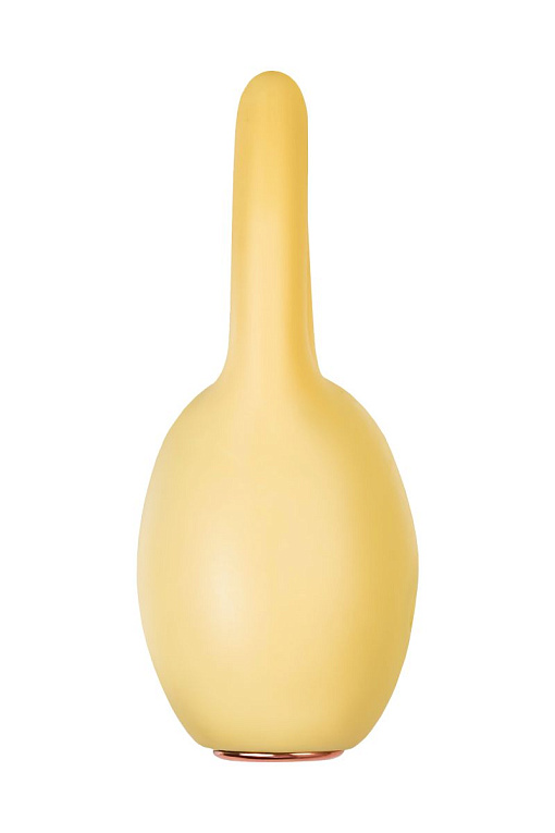 Желтый клиторальный стимулятор с ушками Mr. Bunny Штучки-дрючки