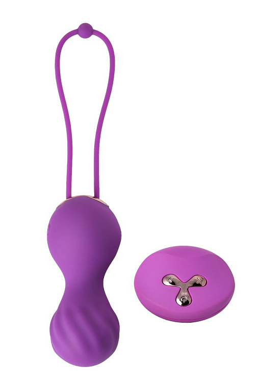 Фиолетовые шарики с пульсирующими бусинами JOS ALBA - силикон